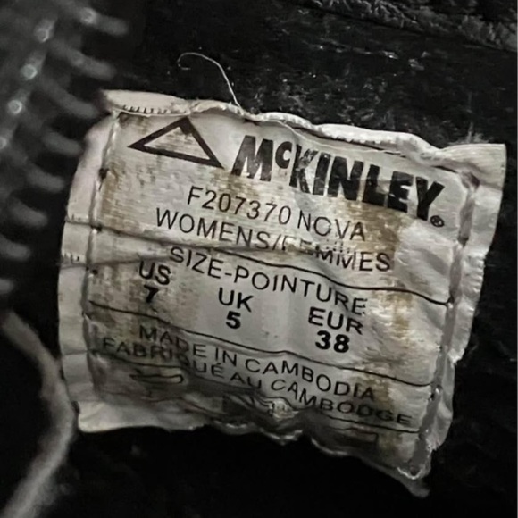 women’s size 7 McKinley leather low heel  boots - Picture 5 of 9